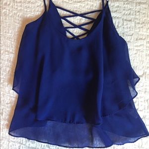 Blue Layered Camisole